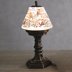 LED Robin Lamp Spinner 32cm