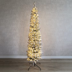 Pre Lit (1250L) 195cm Slim Space Saver Pencil Tree Pre Lit (1250L) 195cm Slim Space Saver Pencil Tree