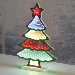 LED Infinity Xmas Tree 21x31cm LED Infinity Xmas Tree 21x31cm