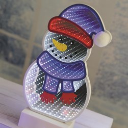 LED Infinity Snowman 14x28cm LED Infinity Snowman 14x28cm