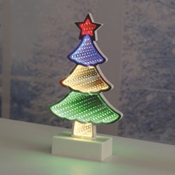 LED Infinity Xmas Tree 15x28cm LED Infinity Xmas Tree 15x28cm