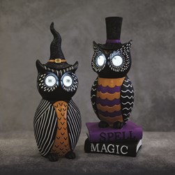 LED Moving Eyes Owl Wizard 42cm LED Moving Eyes Owl Wizard 42cm