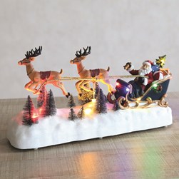 LED Santa Sleigh 39x21xm LED Santa Sleigh 39x21xm