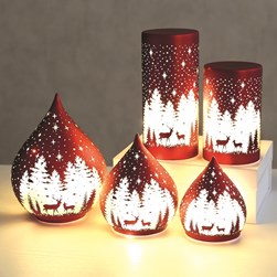 LED Glass Christmas Decoration 15cm 3 Assorted LED Glass Christmas Decoration 15cm 3 Assorted