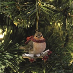 Robin Hanging Tree Decoration 5cm 3 Assorted