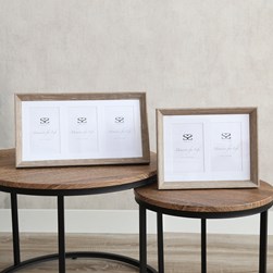 Natural Photo Frame Triple 4x6in Natural Photo Frame Triple 4x6in