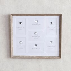 Natural Photo Frame Multi (7) 4x6in Natural Photo Frame Multi (7) 4x6in