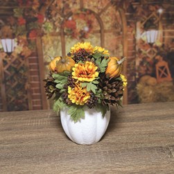 Autumn Floral Ceramic Vase 27cm Autumn Floral Ceramic Vase 27cm