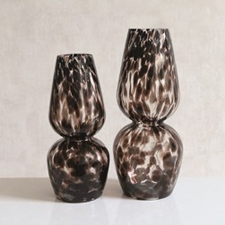 Black Mottle Vase 34cm Black Mottle Vase 34cm
