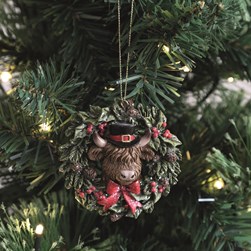 Highland Cow Tree Decoration 8cm Highland Cow Tree Decoration 8cm