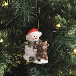 Highland Cow Tree Decoration 7cm 2 Assorted Highland Cow Tree Decoration 7cm 2 Assorted