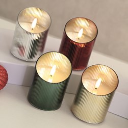 LED Candle Green 7.5x10cm LED Candle Green 7.5x10cm