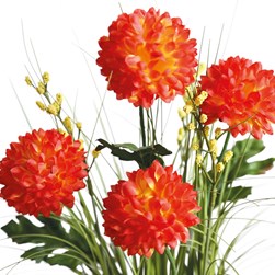Orange Chrysanthemum Grass Floral Bundle 45cm Orange Chrysanthemum Grass Floral Bundle 45cm