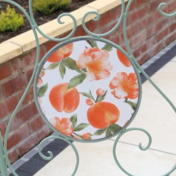 Arpino 4 Seater Bistro Dining Set - Peach Design 90x75cm Arpino 4 Seater Bistro Dining Set - Peach Design 90x75cm