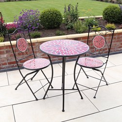 Caprona Bistro Set - Petal Design 60x75cm