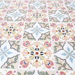 Tavenna 4 Seater Bistro Dining Set – Leaf Floral Design 90x75cm