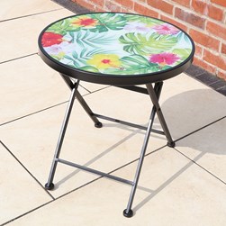 Tropical Folding Table 50cm