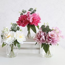 Peony Vase 20x23cm 3 Assorted Peony Vase 20x23cm 3 Assorted