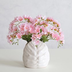 Floral Pink Pot 25x26cm