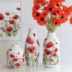 Poppy Vase 15x30cm