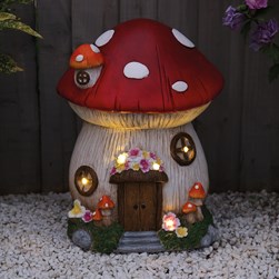 Solar Mushroom House 34cm Solar Mushroom House 34cm