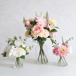 Vase With Floral Display 53cm