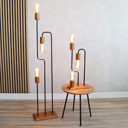 Abstract Metal Table Lamp 53cm