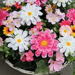Floral Hanging Basket 53cm