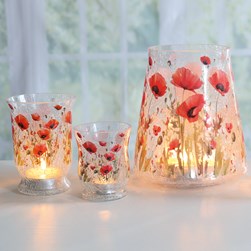 Poppy Candle Holder 22cm Poppy Candle Holder 22cm