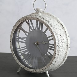 Brown Table Clock 26cm Brown Table Clock 26cm