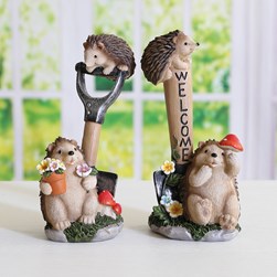 Gardening Hedgehog 18cm 2 Asst