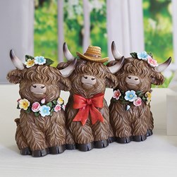 Highland Family Trio 25x15cm