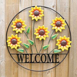 Metal Sunflower Wall Decor 51cm Metal Sunflower Wall Decor 51cm