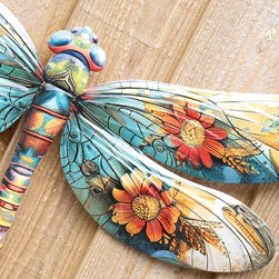 Dragonfly Wall Art 27cm 2 Asst