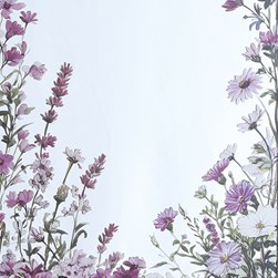 Floral Print Mirror 40x50cm