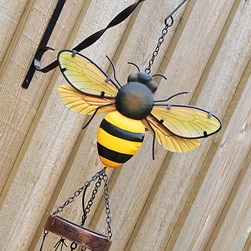 Bee Solar Wind Chime 23x80cm