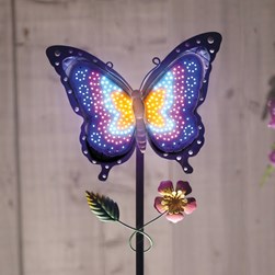Solar Butterfly Stake 84cm