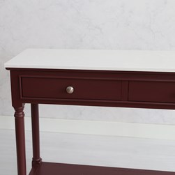 Marbled Top 2 Drawer Console Table Marbled Top 2 Drawer Console Table