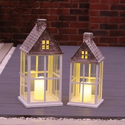 LED House Lantern