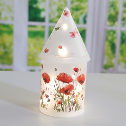 LED Floral House 21cm 4 Assorted LED Floral House 21cm 4 Assorted