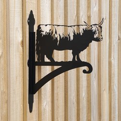 Wall Bracket Highland Cow 38 x 29 cm