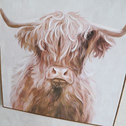 Highland Cow Canvas 80x80cm Highland Cow Canvas 80x80cm