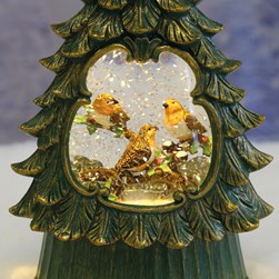 LED Robin Tree Spinner 26cm