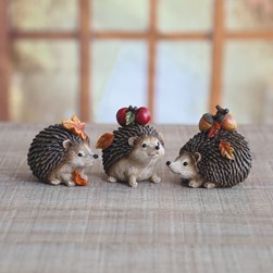 Autumn Hedgehog 7cm 3 Assorted Autumn Hedgehog 7cm 3 Assorted