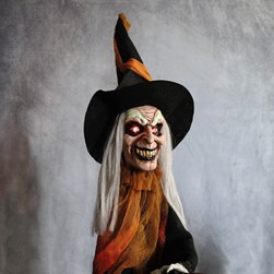 LED Animated Flying Witch 70cm LED Animated Flying Witch 70cm