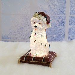 LED Christmas Dog Spinner 21cm LED Christmas Dog Spinner 21cm