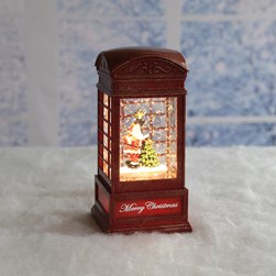 LED Santa Phone Box Spinner 23cm LED Santa Phone Box Spinner 23cm