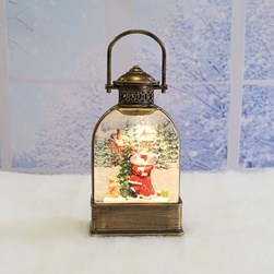 LED Mr & Mrs Claus Spinner 23cm LED Mr & Mrs Claus Spinner 23cm