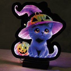 LED Infinity Halloween Cat 20cm LED Infinity Halloween Cat 20cm
