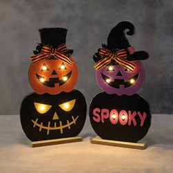 LED Halloween Pumpkin 18x32cm